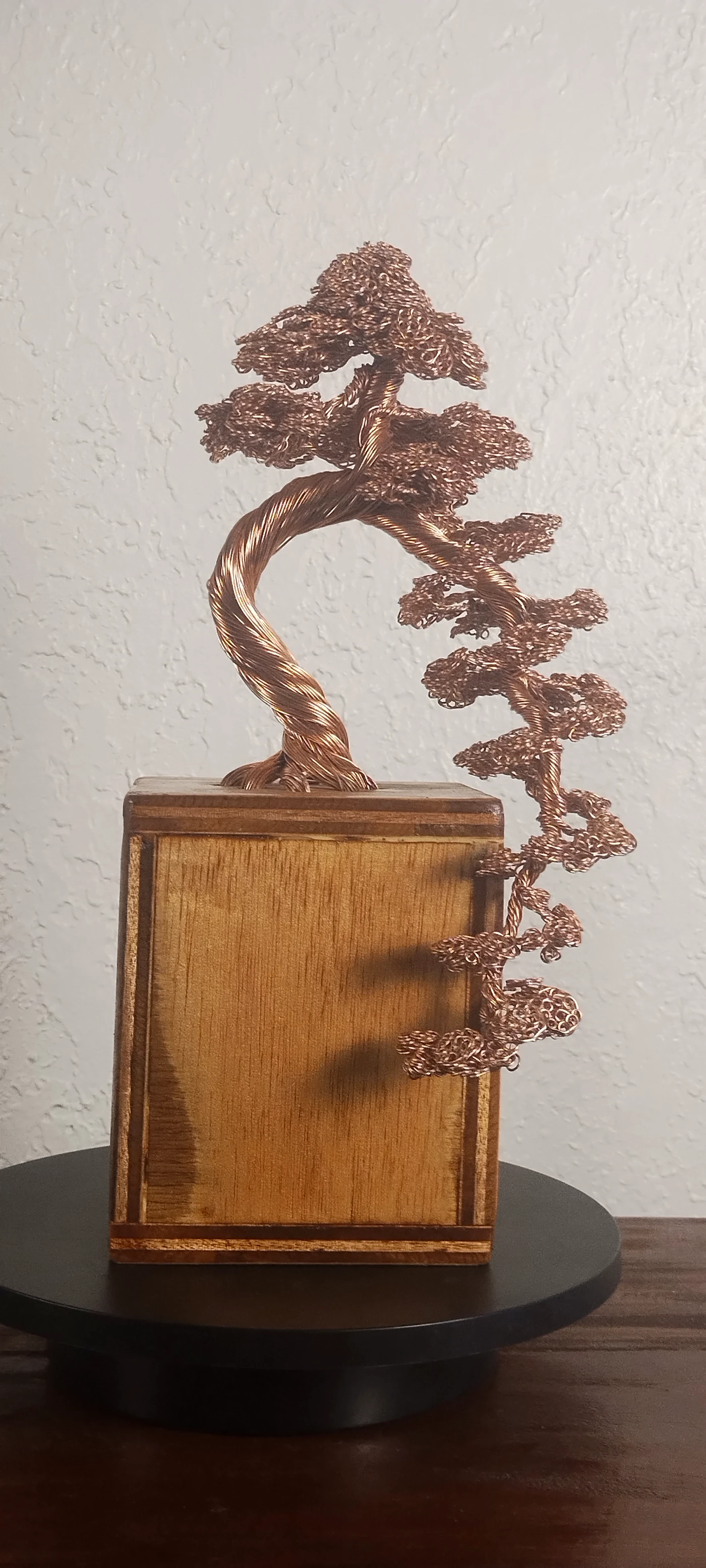 Copper Wire Bonsai Sculpture � Detail