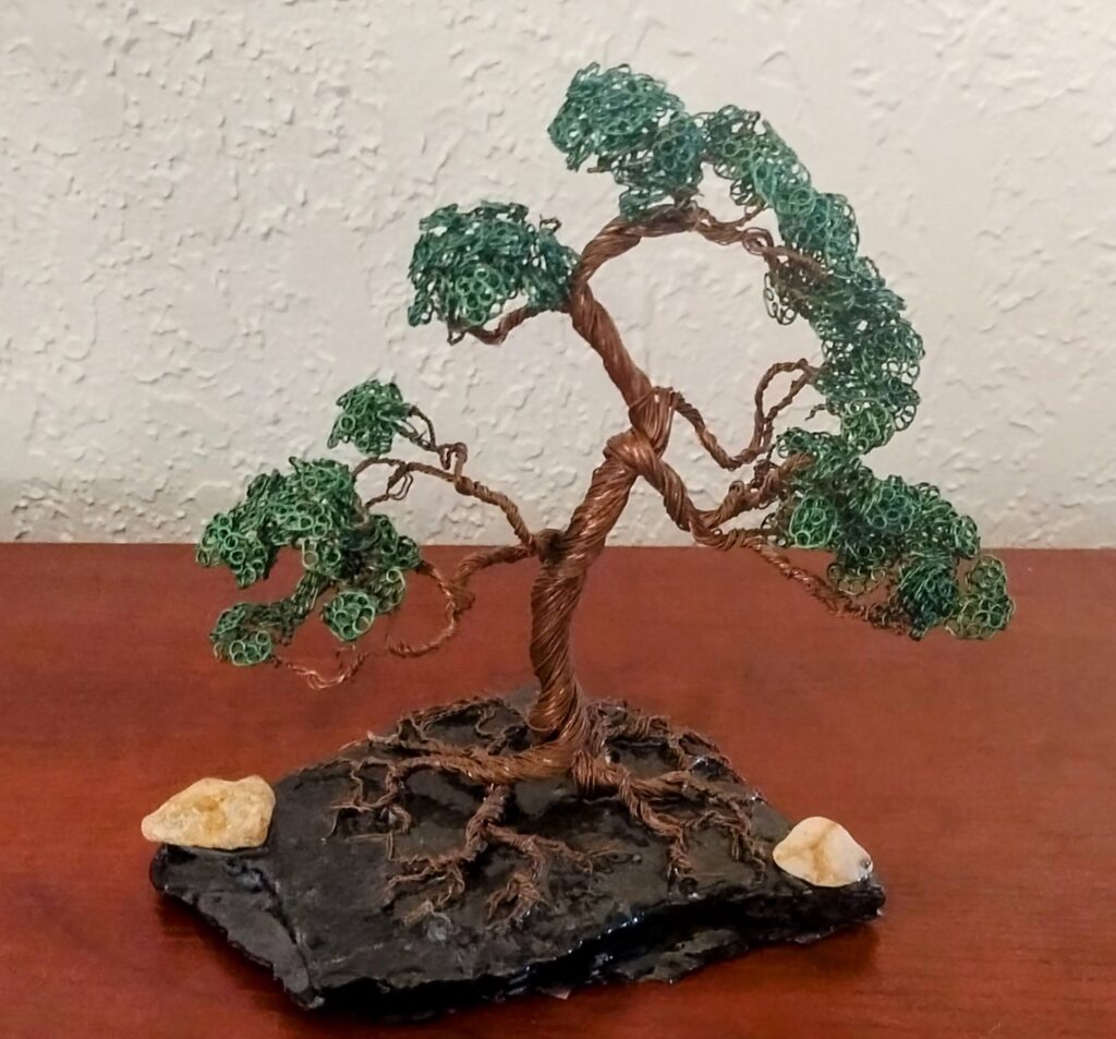 Wire Bonsai Artwork